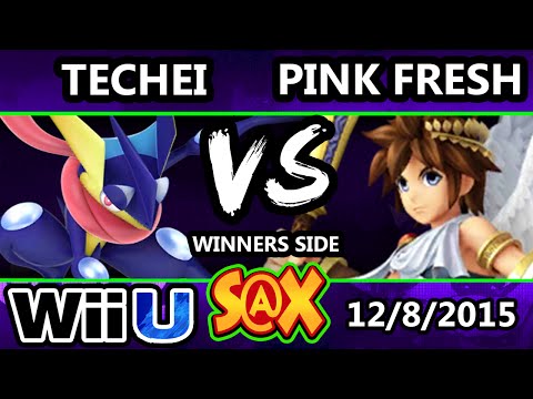 S@X 127 - Techei (Greninja) Vs. Pink Fresh (Pit) SSB4 Tournament - Smash Wii U - Smash 4