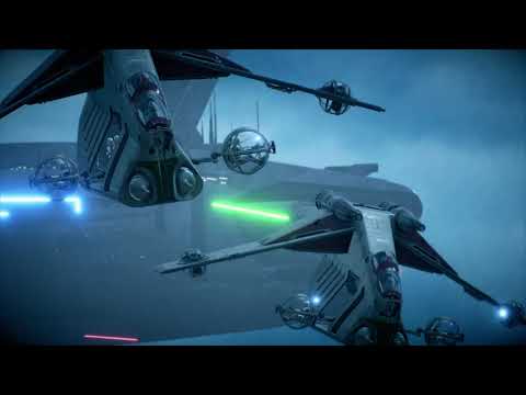 Clone troopers defend Kamino from droid invaders (Star Wars Battlefront 2 Supremacy gameplay)