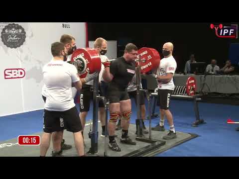 Oleksiy Bychkov - 1st Place 1127.5kg Total - 120kg Class 2021 IPF World Open Championship