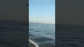 Jets intercepting UFO that goes underwater