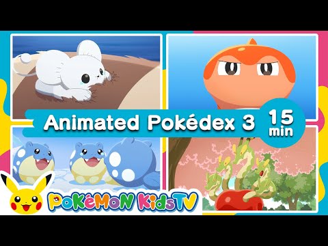 Animated Pokédex 3 | Pokémon Fun Video | Pokémon Kids TV​
