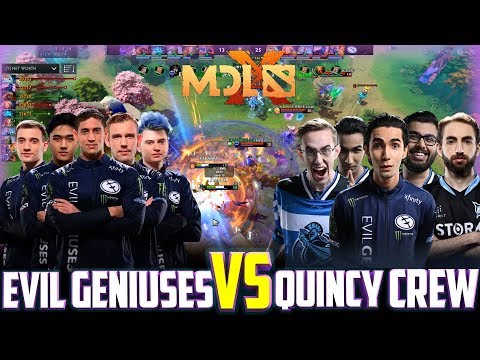 Evil Geniuses vs Quincy Crew.  MDL Chengdu Major. EG vs QC