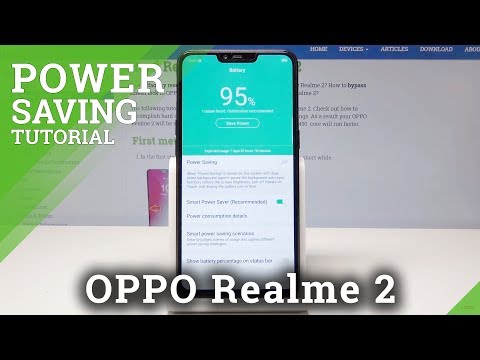 How to Extend Battery Life in OPPO Realme 2 - Power Saving Mode
