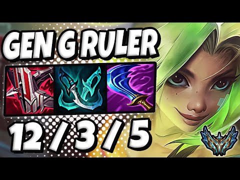 Zeri vs Draven ADC [ Gen G Ruler ] Patch 12.12 Korea Challenger ✅