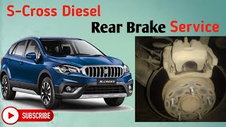 Maruti Suzuki S-cross Rear Brake Pad Replacement/Brake Pad Changing/Rear Brake Service