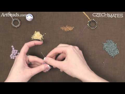 Artbeads Quick Tutorial - Beading Techniques for CzechMates QuadraLentil Beads with Nichole Starman