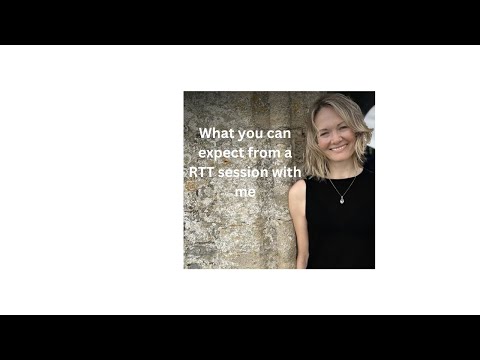 What you can expect from a RTT session with me