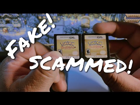 How to know if your pokemon heart gold or soul silver are fake?