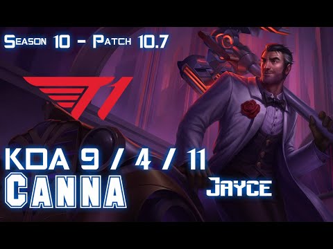 T1 Canna JAYCE vs VIKTOR Top - Patch 10.7 KR Ranked