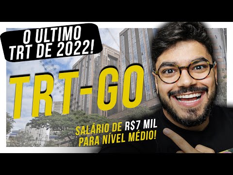 O ÚLTIMO TRT DE 2022! ANÁLISE TRT-GO EM 9 MINUTOS