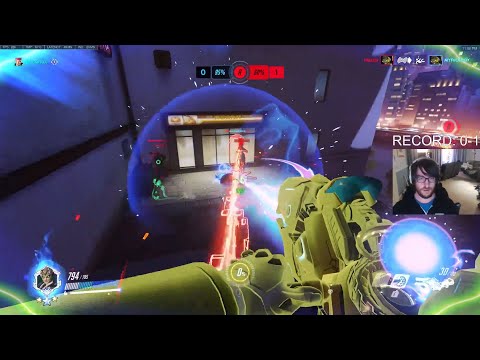 HARBLEU ZARYA + HAMMOND GAMEPLAY OVERWATCH SEASON 33 TOP 500