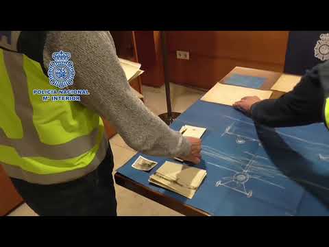 La Policía Nacional recupera la documentación del autogiro de Juan de la Cierva y Codorníu