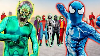 TEAM SPIDER-MAN vs BAD GUY TEAM | When Ice Venom Goes Crazy !!! ( Live Action )