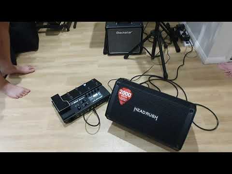 Headrush FRFR108 with Pod Go Wireless... sound check