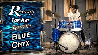 Video thumbnail for 60s Rogers *Top Hat Drum Set - Blue Onyx by Steve Maxwell Drums