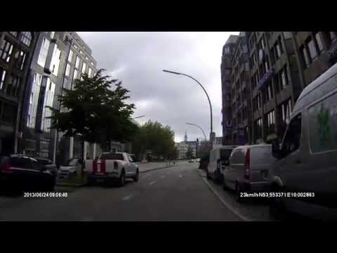 2013-06-24: Kombi verursacht Fast-Unfall am HBF