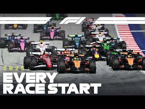 EVERY F1 Race Start Of 2025!