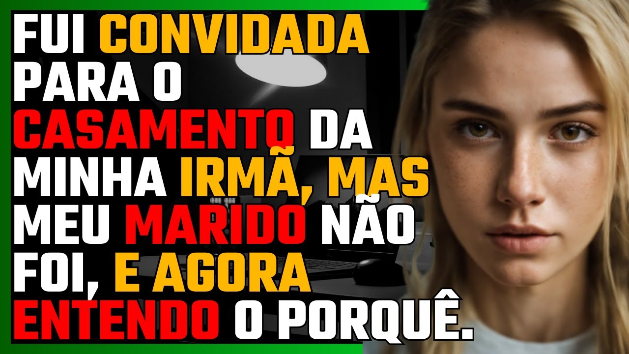 Fui convidada para o CASAMENTO da minha IRMÃ, mas meu MARIDO não foi, e agora entendo o porquê