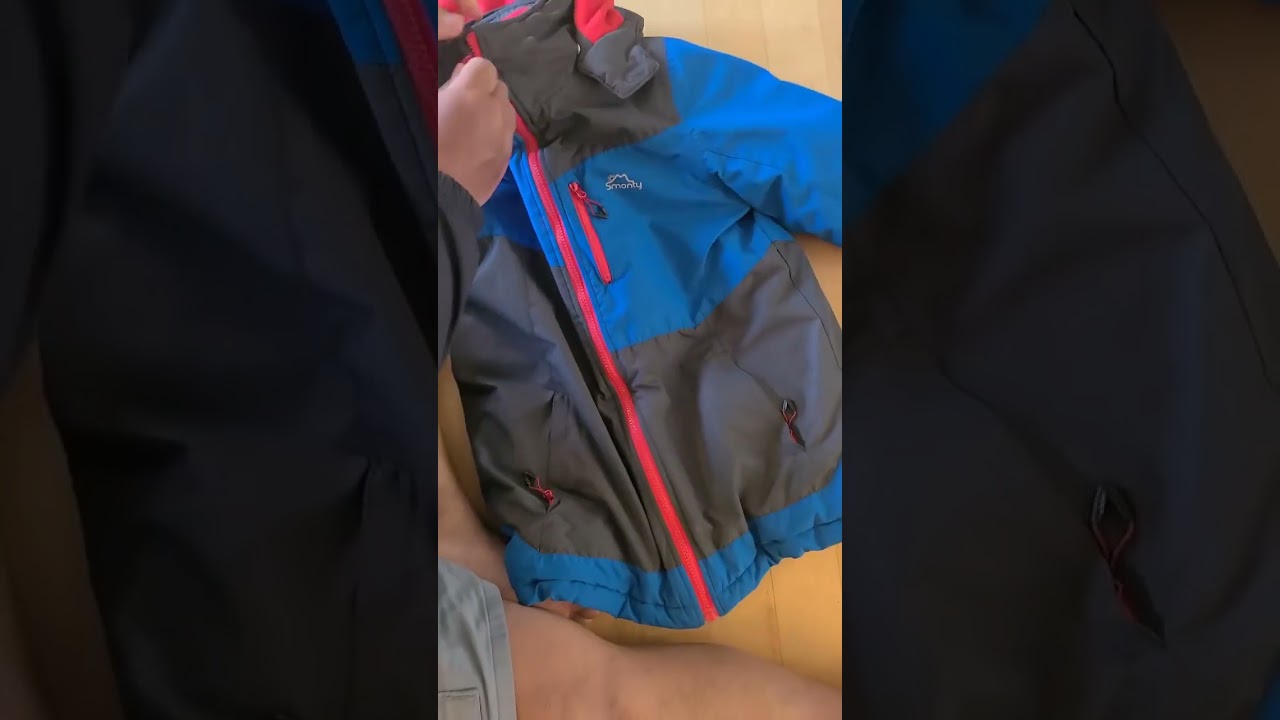 Kids Snow Suit for Boys Winter Ski Jacket & Pants Set Hooded Straps Windproof Waterproof Warm Coat