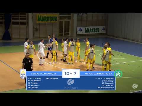 FC Kartuzy - KU AZS UZ MOSiR Persa Zielona Góra /  Skrót / 1 Polska Liga Futsalu [10.12.2017]