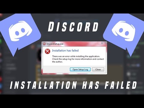 discord.exe installation has failed