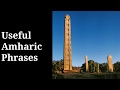 Learn Amharic! 10 Useful Amharic Phrases