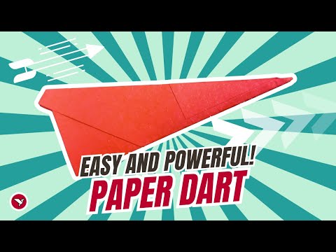 Sticky Note Paper Dart Tutorial | Easy Origami Arrow That Flies!