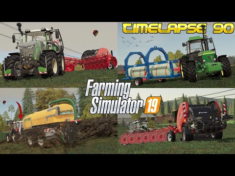 A crazy SELF-MADE machine! 🚜💨 Exciting GRASS HARVEST after RAIN😥💦|[FS19] - Timelapse #90 Geiselsberg