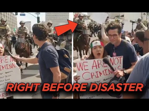 MSNBC Reporter RUNS After THIS Happens