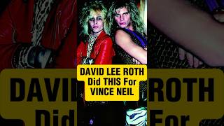 David Lee Roth Helped Vince Neil | Van Halen &amp; Motley Crue #80s #80srock #classicrock
