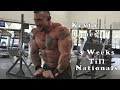 Training With Bodybuilder Kevin James 3 Weeks Out From Nationals