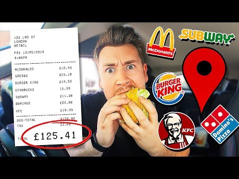 Letting Fast Food Employees Decide What I Eat For 24 Hours *FOOD CHALLENGE*