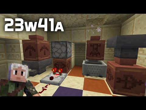 slicedlime - News in Minecraft Snapshot 23w41a: Better Decorated Pots! Snapshot Realms!