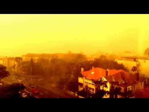 Hail storm Sydney 100 years Anzac Day 25-04-2015