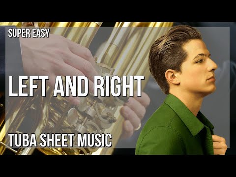 SUPER EASY Tuba Sheet Music: How to play Left And Right  by Charlie Puth ft Jung Kook