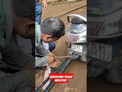 bike trolley #trailer #automobile #delhi #viral #ytshorts #youtubeshorts #minitrailer #biketrail