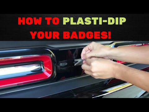 How To Plasti Dip Emblems/Badges on Your Car | Step By Step