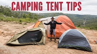 Camping Tent Tips