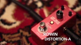 Video thumbnail for ROWIN DISTORTION PEDAL (LEF-301A) by Hubtone.com.au