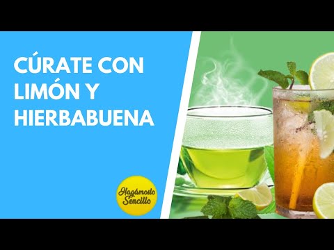 HIERBABUENA CON LIMÓN - PARA QUÉ SIRVE, BENEFICIOS DEL TÉ DE HIERBABUENA CON LIMÓN