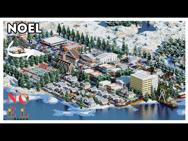 Minecraft Christmas Town - Noel Minecraft Map