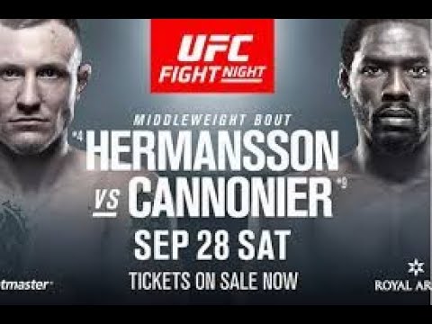 UFC Fight Night 160: Jack Hermansson vs Jared Cannonier LIVE