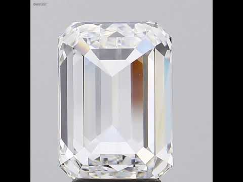 4.01 E VVS2 Emerald Igi Certified Diamond