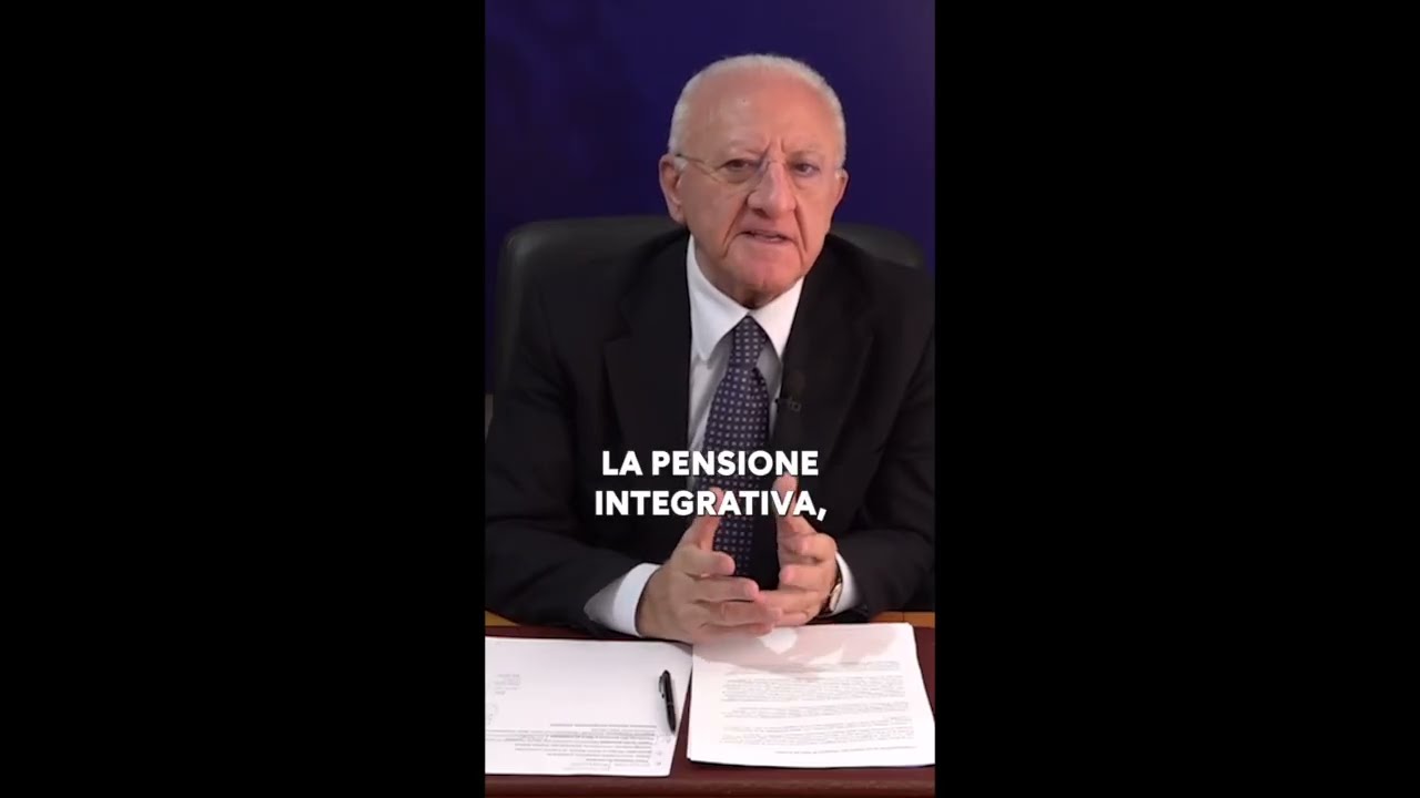 DE LUCA: "VERGOGNOSO, STIAMO ASSISTENDO A QUALCOSA DI INCREDIBILE SULLE PENSIONI"