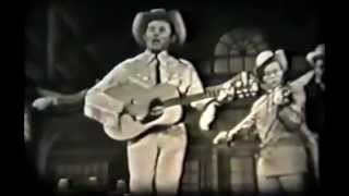 Video thumbnail of "Rare Hank Williams Video 1952 - Cold Cold Heart"