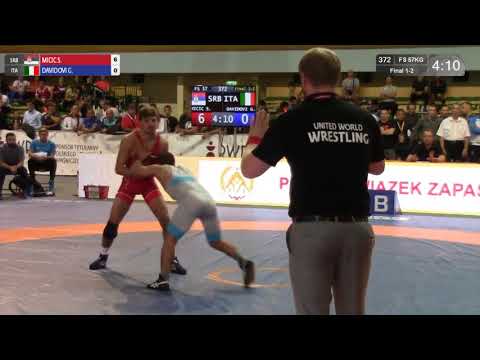 GOLD FS - 57 kg: S. MICIC (SRB) v. G. DAVIDOVI (ITA)