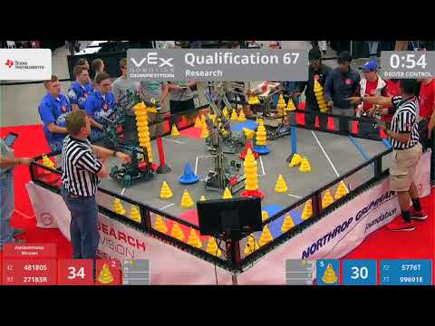 2018 VRC Res Q67 - 48180S 27183R vs 5776T 99691E - 105 to 102