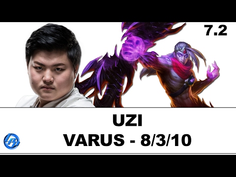 Uzi - Varus vs Jhin - Patch 7.2