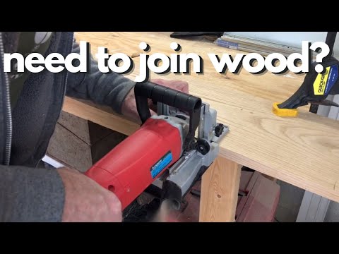 So verwenden Sie eine Lamellenfräse | Bretter auf einer Tischplatte verbinden