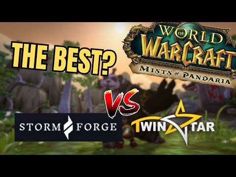 The BEST MoP Server Right Now? Stormforge VS Twinstar REVIEW